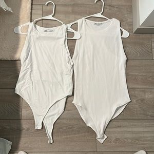 2 for 1 - Zara white body suits